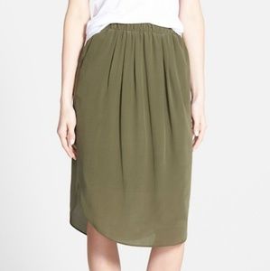 Madewell Silk Island Skirt